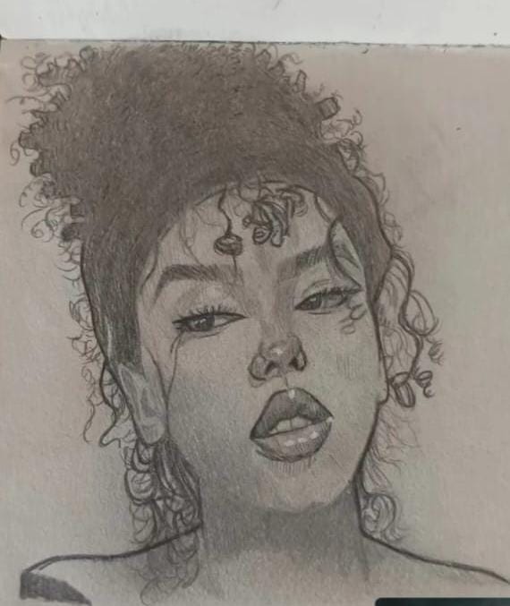 Curly: Graphite Sketch